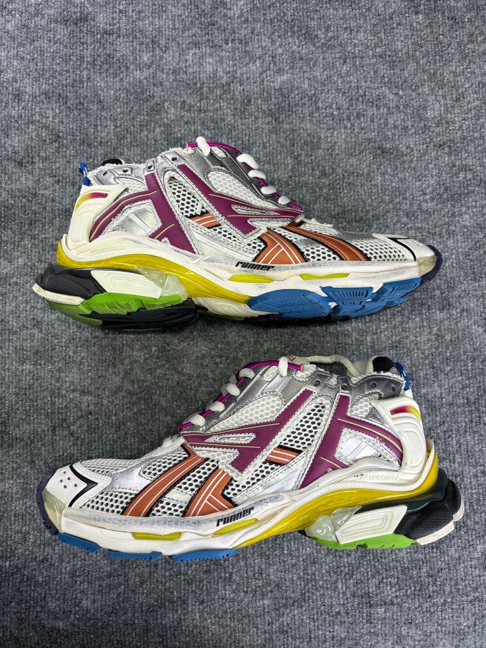 Balenciaga Runner Sneakers Multicolor Men’s US 13 EU 46 677403 Distressed